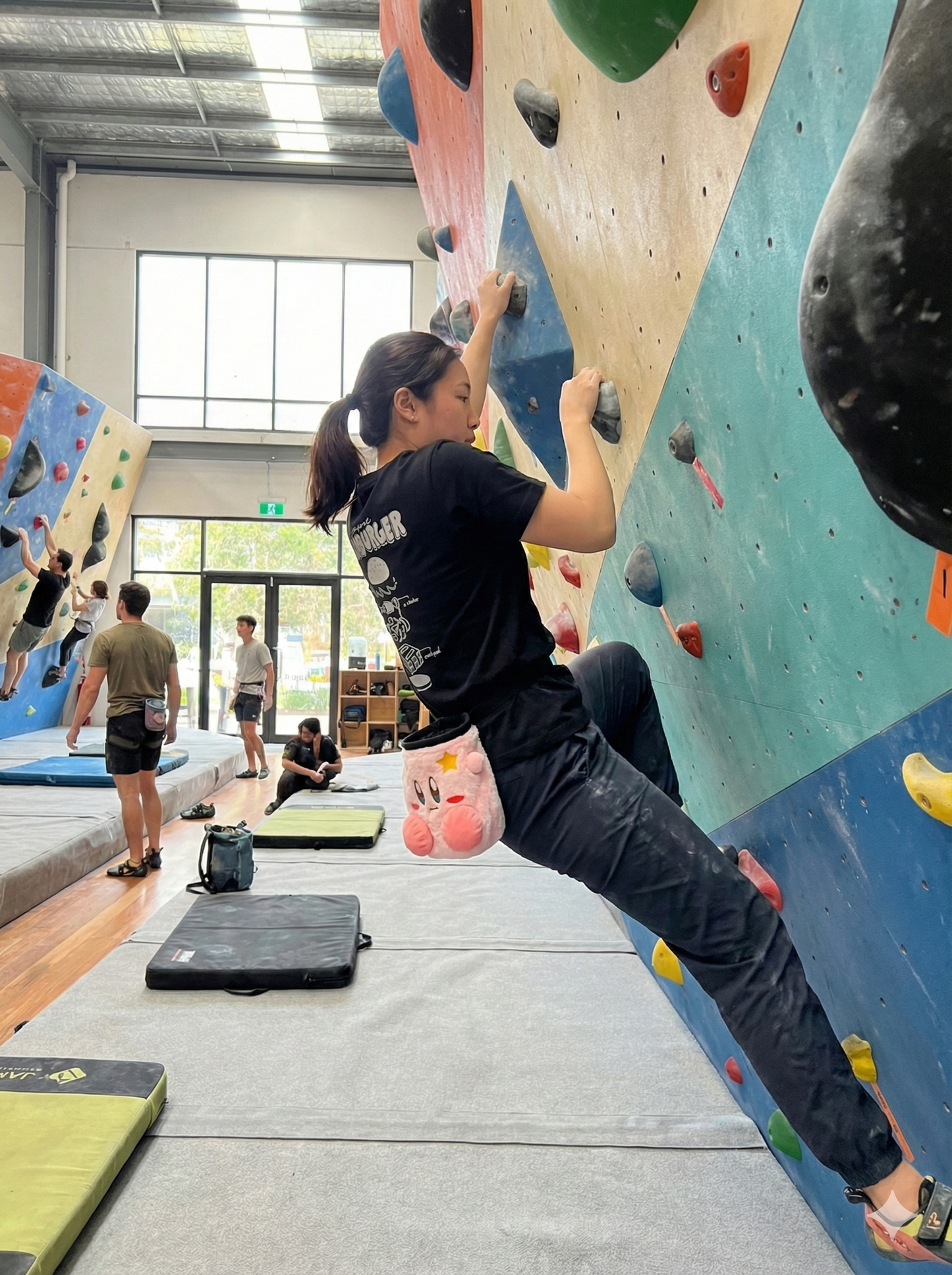 Rózsaszín Kirby krétászsák