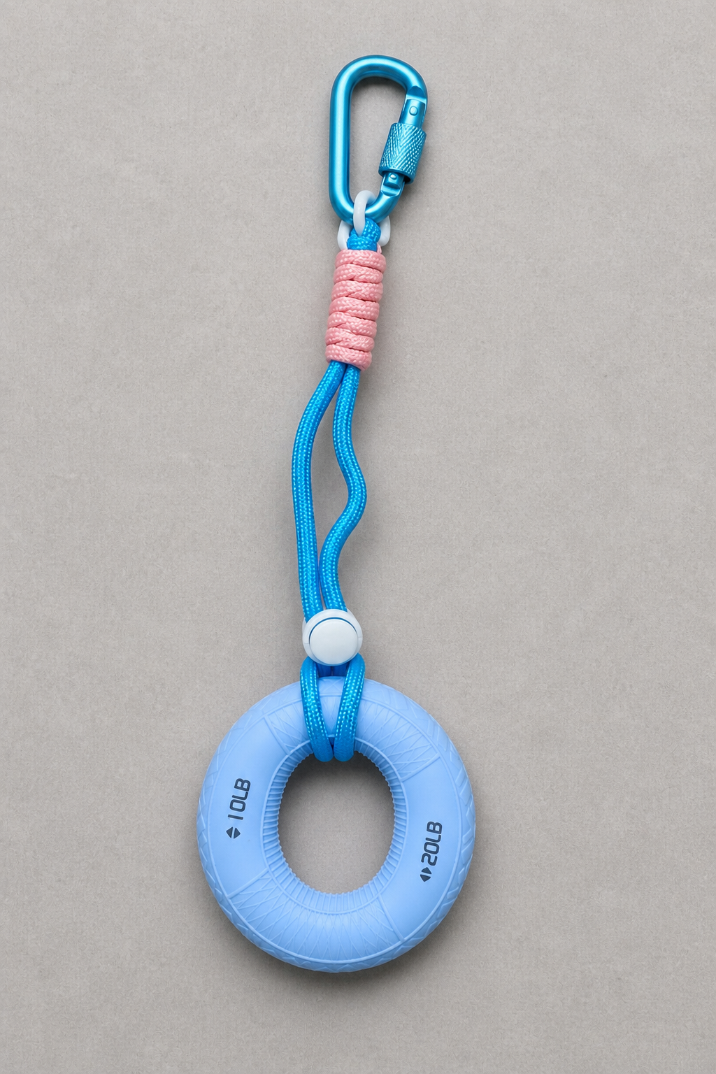 BetweenSends Grip Ring Keychain - Blue 10-20LB