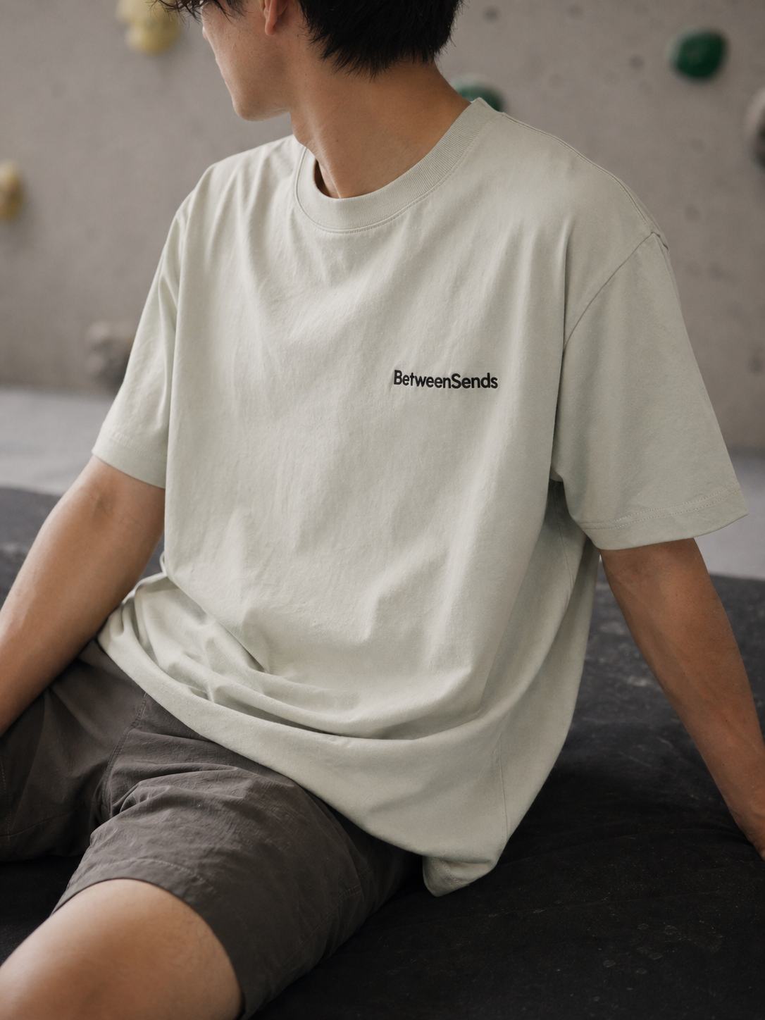 Crash Pad Logo Tee chest logo lifestyle photo